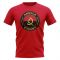 Angola Football Badge T-Shirt (Red)