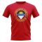 Antigua and Barbados Football Badge T-Shirt (Red)