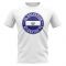 El Salvador Football Badge T-Shirt (White)