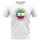 Equatorial Guinea Football Badge T-Shirt (White)