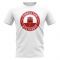 Gibraltar Football Badge T-Shirt (White)