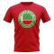 Chechen Republic Football Badge T-Shirt (Red)