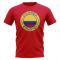 Colombia Football Badge T-Shirt (Red)
