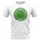 Libya Football Badge T-Shirt (White)