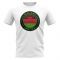 Malawi Football Badge T-Shirt (White)