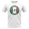 Mexico Football Badge T-Shirt (White)