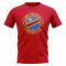 Dr Congo Football Badge T-Shirt (Red)