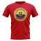 Ecuador Football Badge T-Shirt (Red)