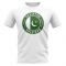 Pakistan Football Badge T-Shirt (White)