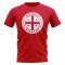 Georgia Football Badge T-Shirt (Red)