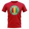 Guinea Football Badge T-Shirt (Red)