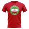 Iran Football Badge T-Shirt (Red)