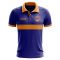 Armenia Concept Stripe Polo Shirt (Royal) (Kids)