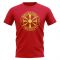 Macedonia Football Badge T-Shirt (Red)