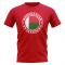 Madagascar Football Badge T-Shirt (Red)