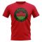 Malawi Football Badge T-Shirt (Red)