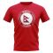 Nepal Football Badge T-Shirt (Red)