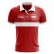 Austria Concept Stripe Polo Shirt (Red)