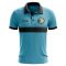 Bahamas Concept Stripe Polo Shirt (Sky)