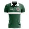 Bangladesh Concept Stripe Polo Shirt (Green) (Kids)