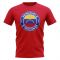 Venezuela Football Badge T-Shirt (Red)