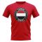 Yemen Football Badge T-Shirt (Red)