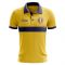 Chad Concept Stripe Polo Shirt (Yellow)