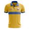 Comoros Concept Stripe Polo Shirt (Yellow) (Kids)