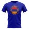 Armenia Football Badge T-Shirt (Royal)