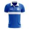 Israel Concept Stripe Polo Shirt (Blue)