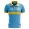 Kalmykia Concept Stripe Polo Shirt (Sky) (Kids)