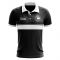 Kuwait Concept Stripe Polo Shirt (Black) (Kids)