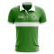 Libya Concept Stripe Polo Shirt (Green) (Kids)