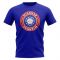 Myanmar Football Badge T-Shirt (Royal)