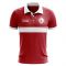 Nepal Concept Stripe Polo Shirt (Red)