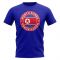 North Korea Football Badge T-Shirt (Royal)