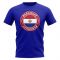 Paraguay Football Badge T-Shirt (Royal)