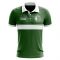 Pakistan Concept Stripe Polo Shirt (Green)