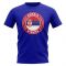 Serbia Football Badge T-Shirt (Royal)