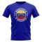 Venezuela Football Badge T-Shirt (Royal)