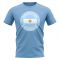 Argentina Football Badge T-Shirt (Sky)