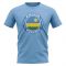 Rwanda Football Badge T-Shirt (Sky)