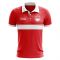 Singapore Concept Stripe Polo Shirt (Red) (Kids)