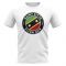 Saint Kitts and Nevis Football Badge T-Shirt (White)