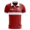 Tonga Concept Stripe Polo Shirt (Red) (Kids)