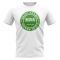 Saudi Arabia Football Badge T-Shirt (White)