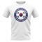 South Korea Football Badge T-Shirt (White)