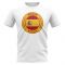 Spain Football Badge T-Shirt (White)