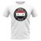 Syria Football Badge T-Shirt (White)