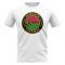 Vanuatu Football Badge T-Shirt (White)